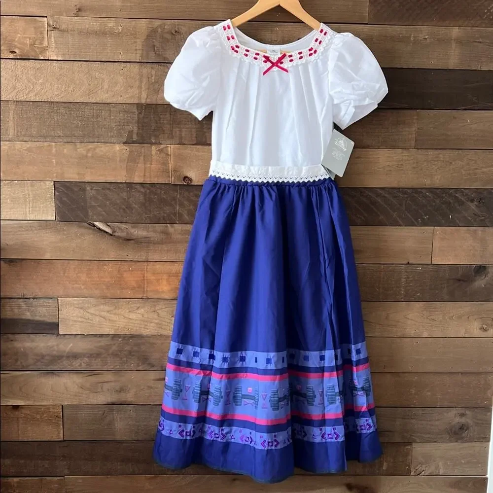 NWT Disney Girl's Encanto Luisa Dress Halloween Costume Dress Up Cosplay